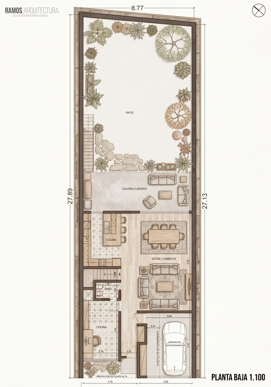 Casa MA - Vista 6 del proyecto de edificio en Villa Urquiza, CABA